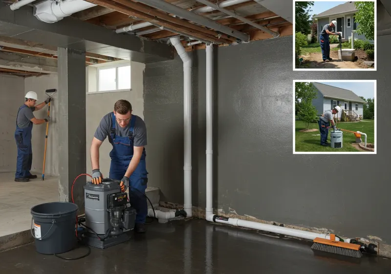 Basement Waterproofing and Flood Prevention process in Huntingburg, IN